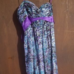 BCBG Strapless Maxi Dress